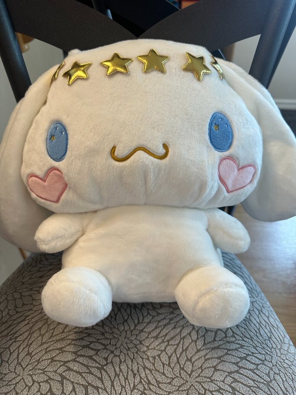 Cinnamoroll Style Plush Backpack White Kawaii Character Bunny Bag